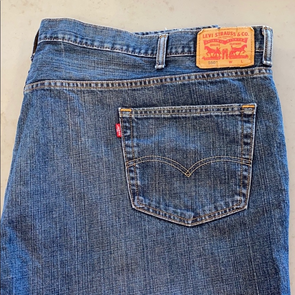 Levi’s 56” x 32” Dark blue denim jeans